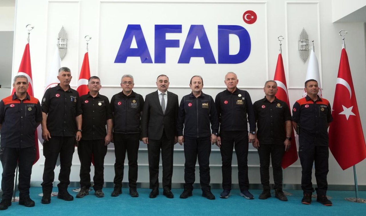 Azerbaycan’dan AFAD’a iş birliği rozeti