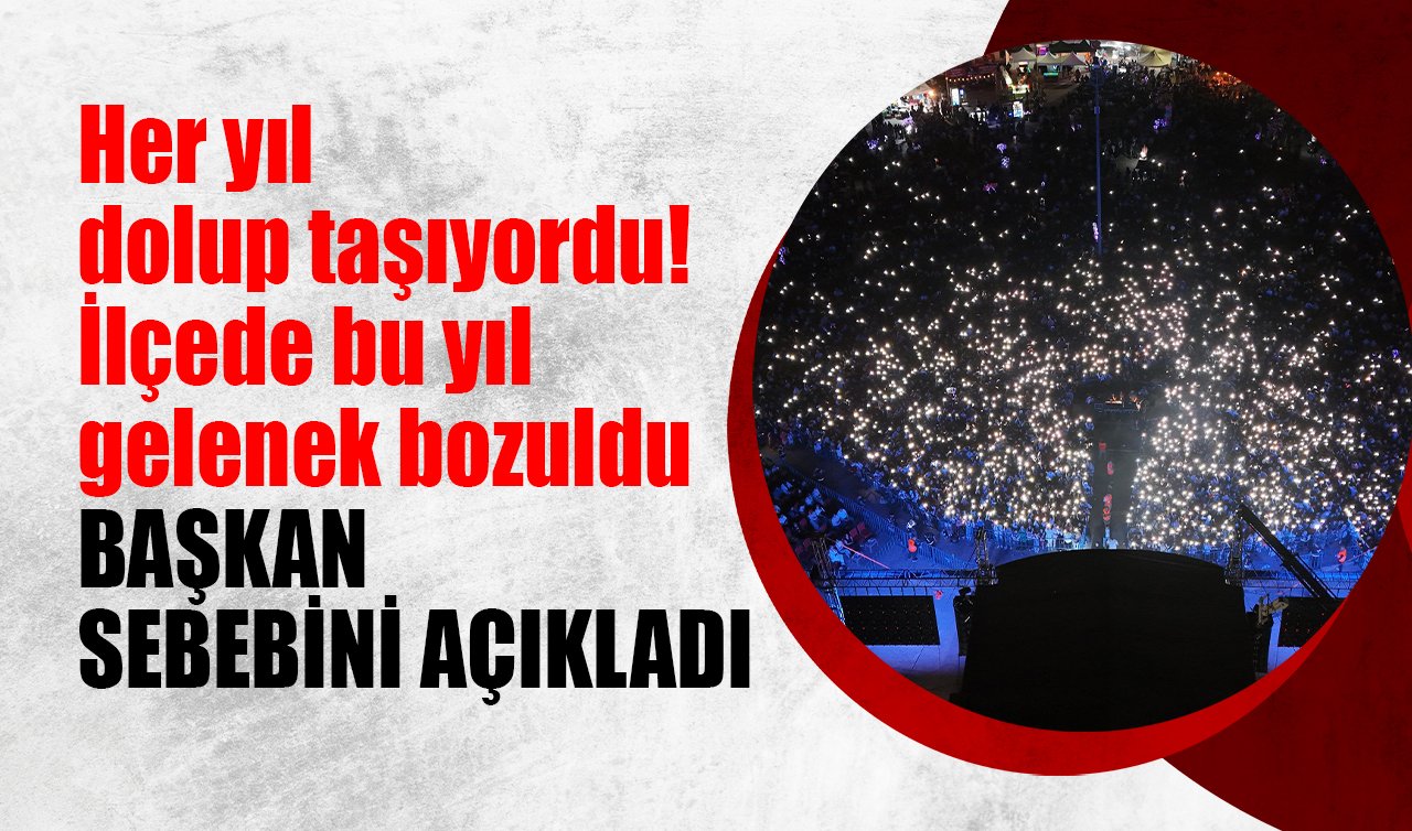Konya’nın bir ilçesinde gelenek bozuldu Bu yıl yapılmayacak
