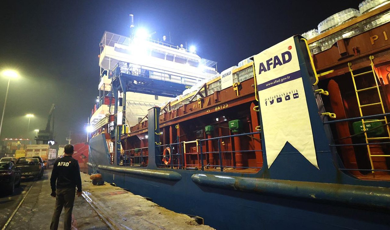 Türkiye’den Filistin’e 102 ton yardım malzemesi gönderildi