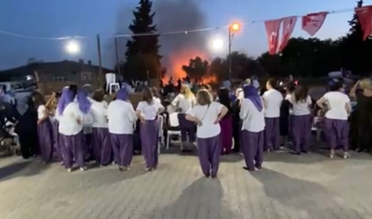 Şalvar gecesi zehir oldu! Havai fişekler köyü yakıyordu