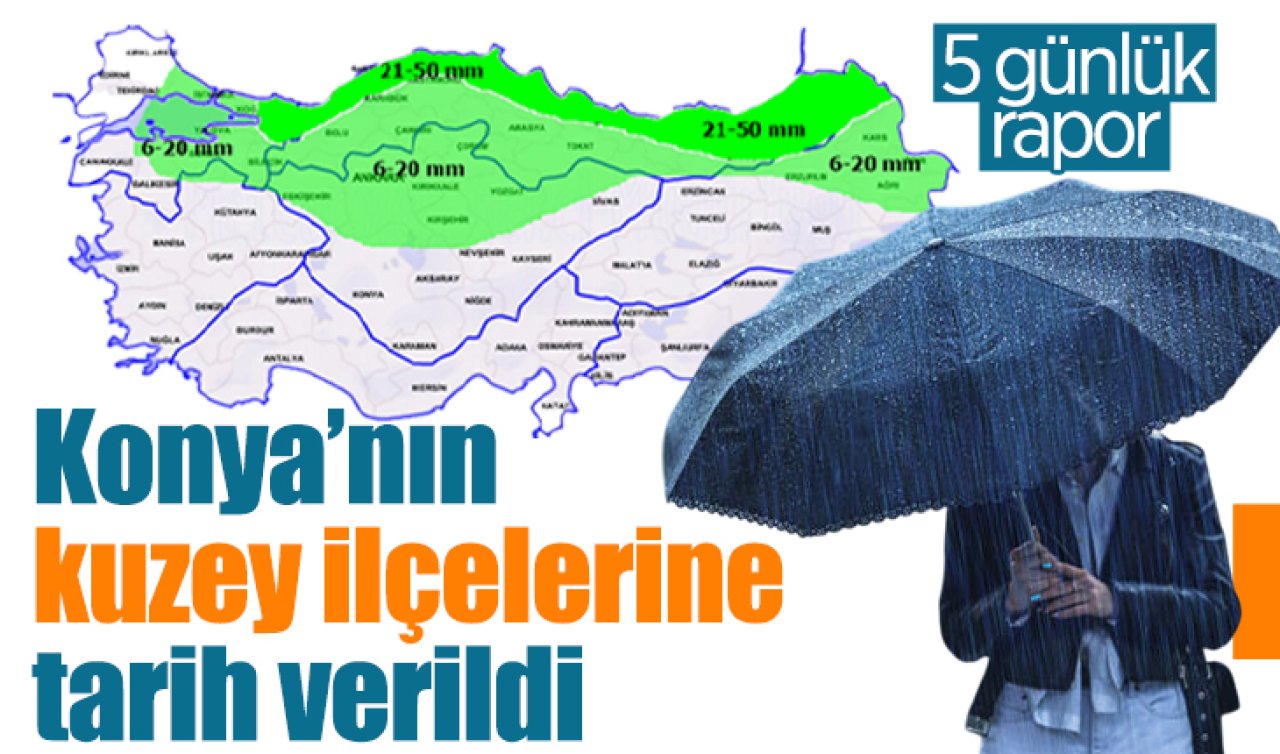 Meteoroloji Konya’nın kuzeyine tarih verdi! İşte Konya 5 günlük hava durumu 