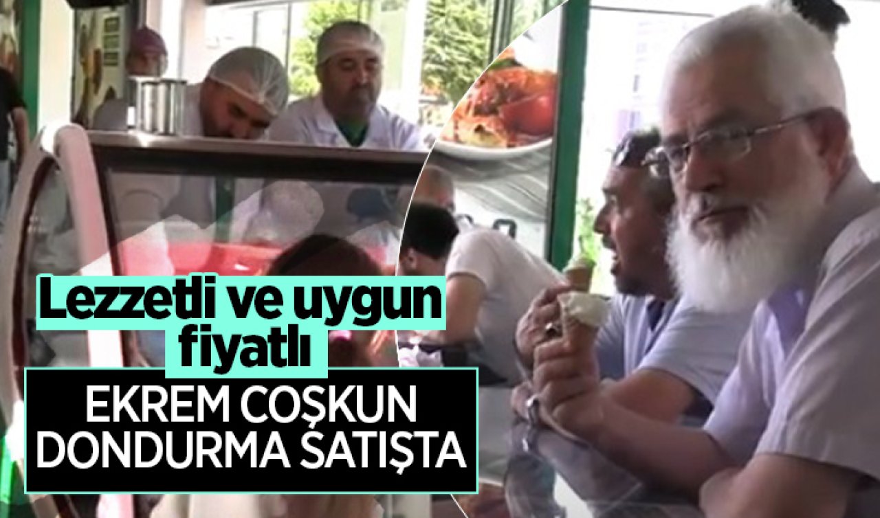 Lezzetli ve Uygun Fiyatlı: Ekrem Coşkun Dondurma Satışta
