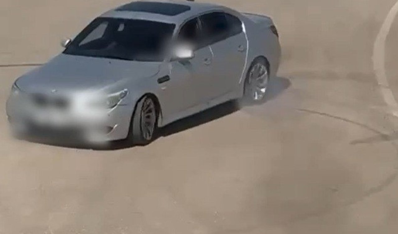 Drift yapan sürücüye 46 bin 392 TL ceza
