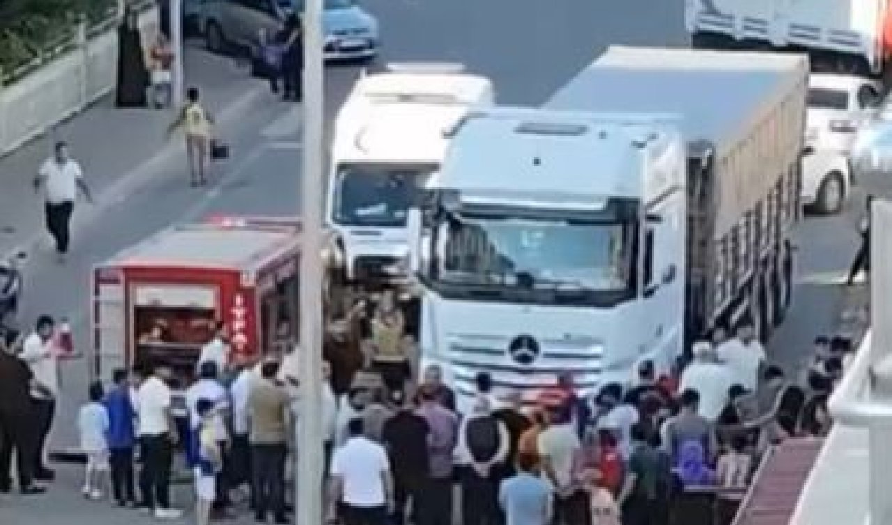 Tırın çarptığı yaşlı kadın ağır yaralandı