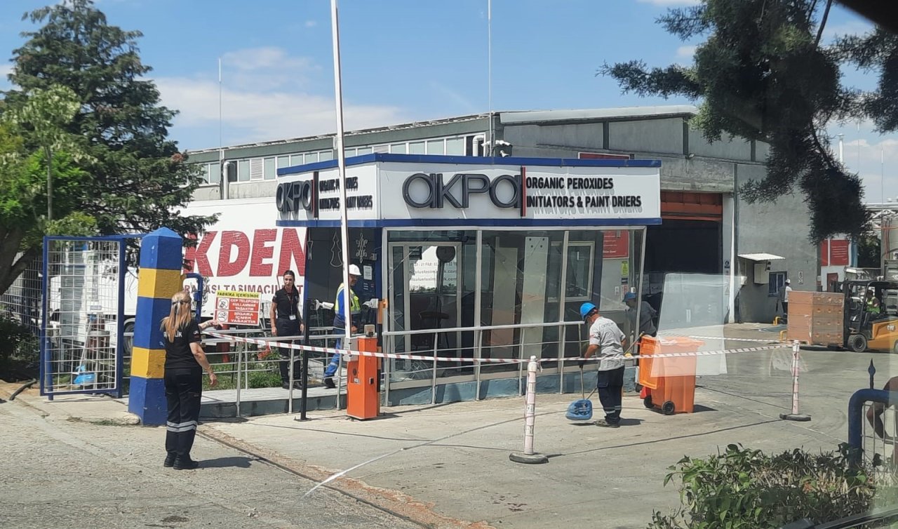 Kontrolden çıkan tır güvenlik kulübesine çarptı: 1 yaralı