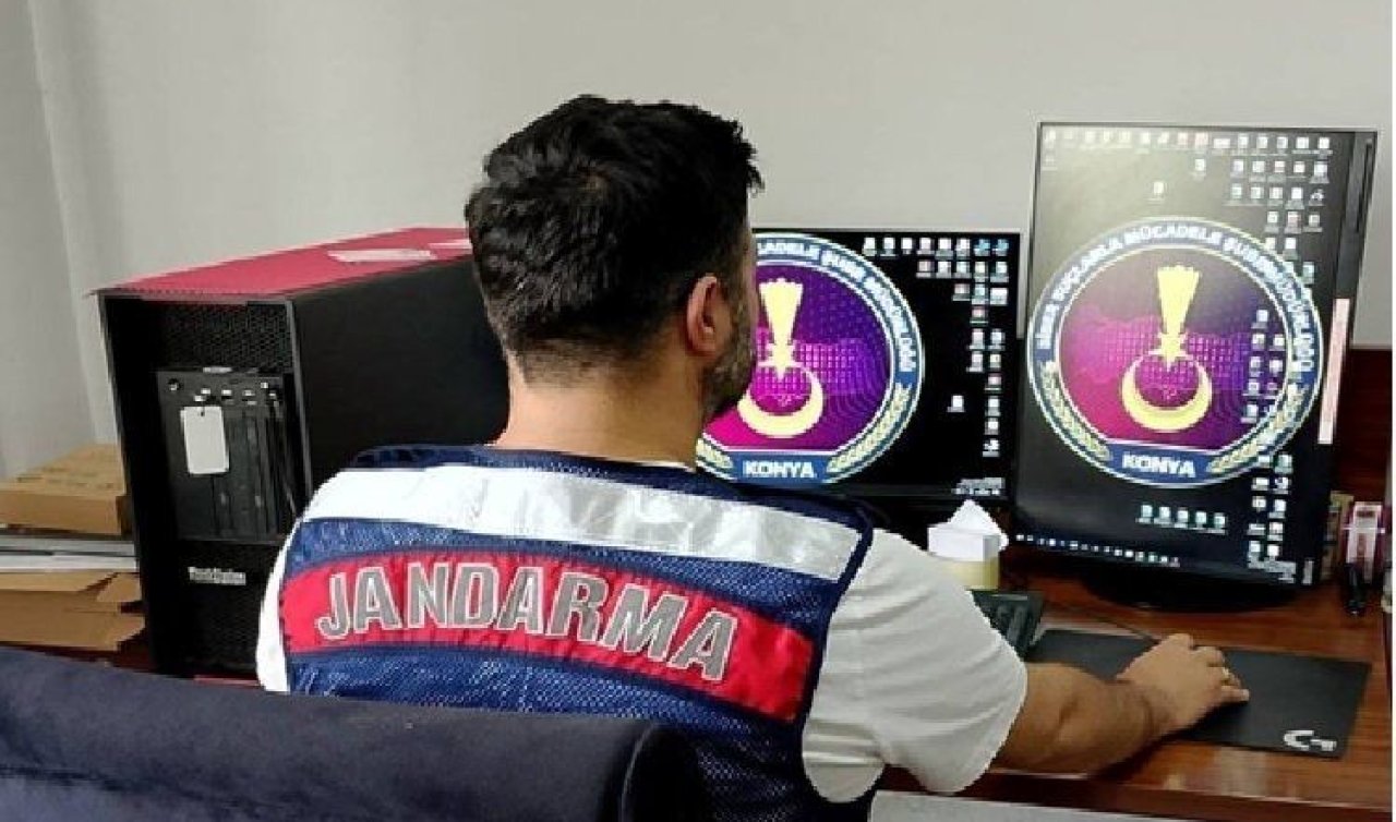 Konya İl Jandarma Komutanlığı’ndan siber suçlarla mücadelede etkin sanal devriye faaliyeti