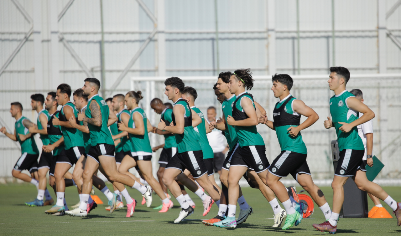 Konyaspor’da antrenmanlar sürüyor