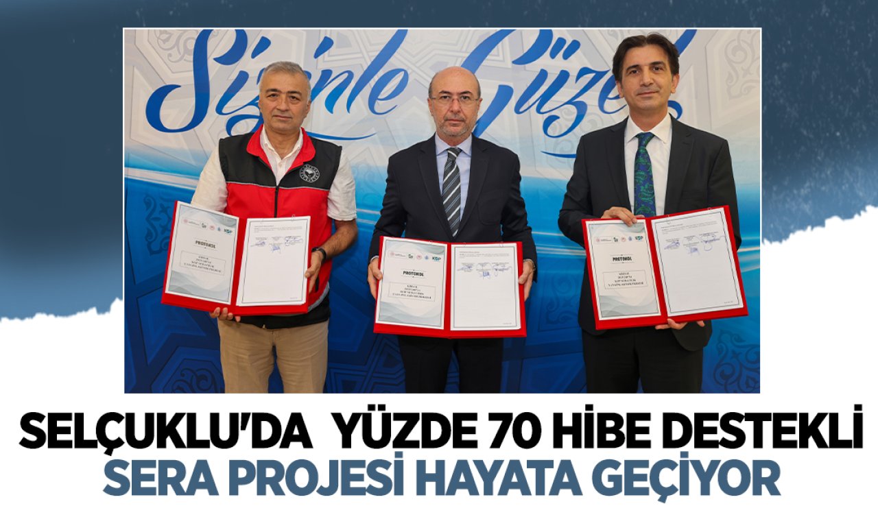 Selçuklu’da yüzde 70 hibe destekli Sera Projesi hayata geçiyor