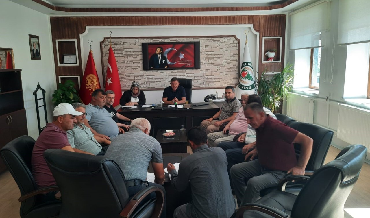 Bozkır İlçe Ziraat Odası bölgedeki kuraklığı istişare etti