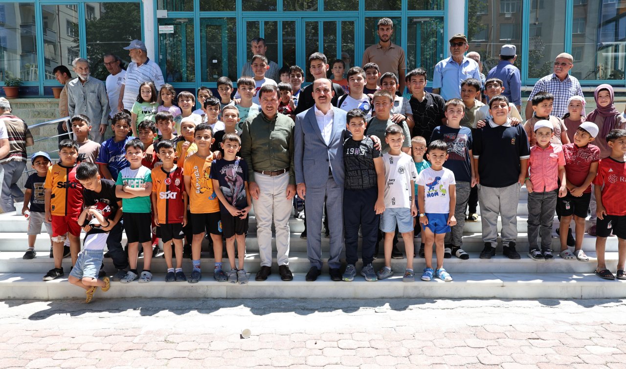 Başkan Altay ve Başkan Kılca Kur’an öğrenen çocukların heyecanına ortak oldu