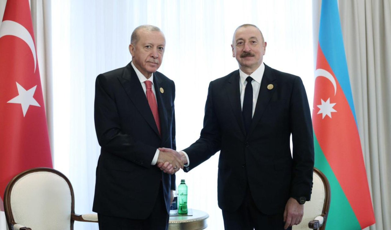 Cumhurbaşkanı Erdoğan Azerbaycan Cumhurbaşkanı Aliyev ile görüştü