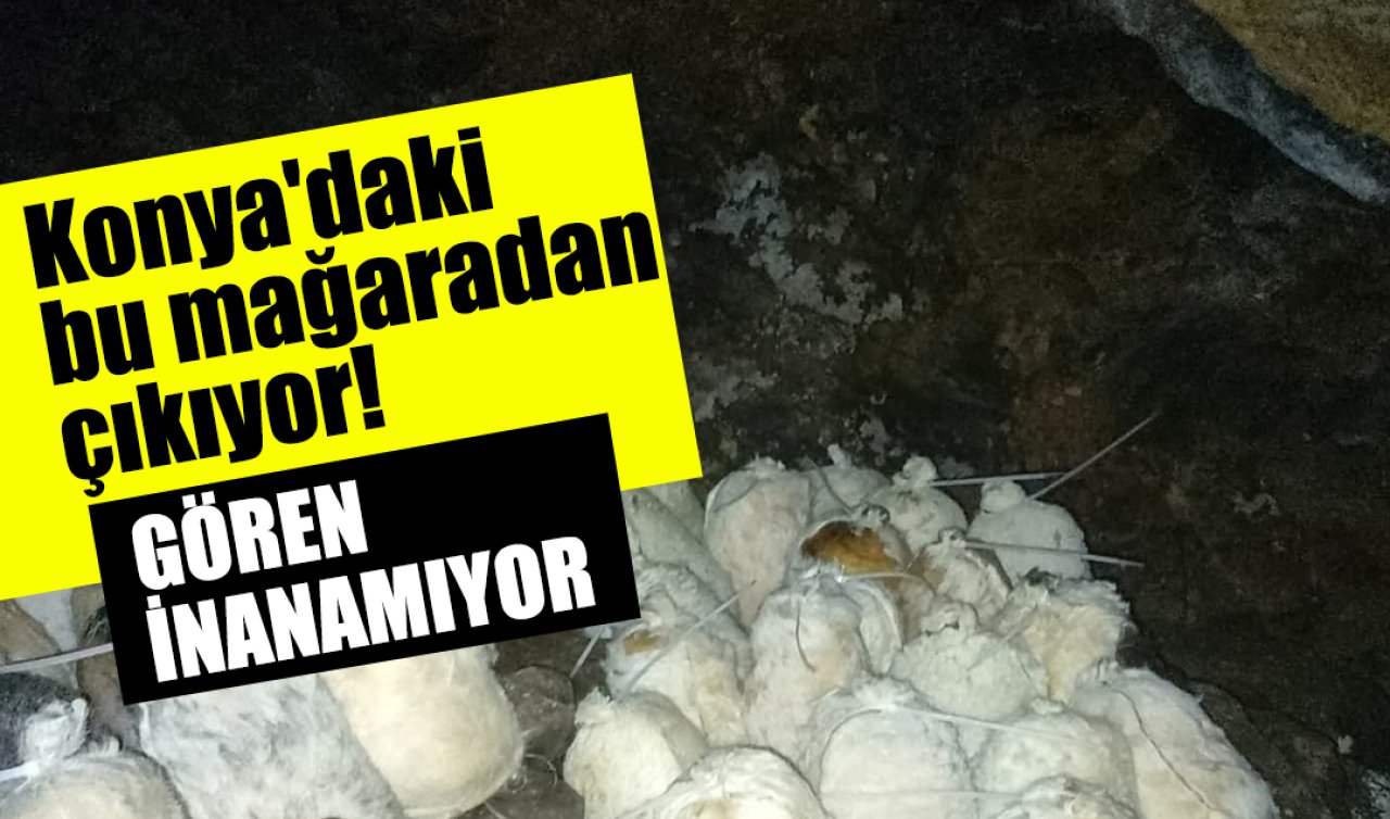 Konya’daki bu mağaradan şifa çıkıyor! Köyle başladı şimdi tüm Türkiye de