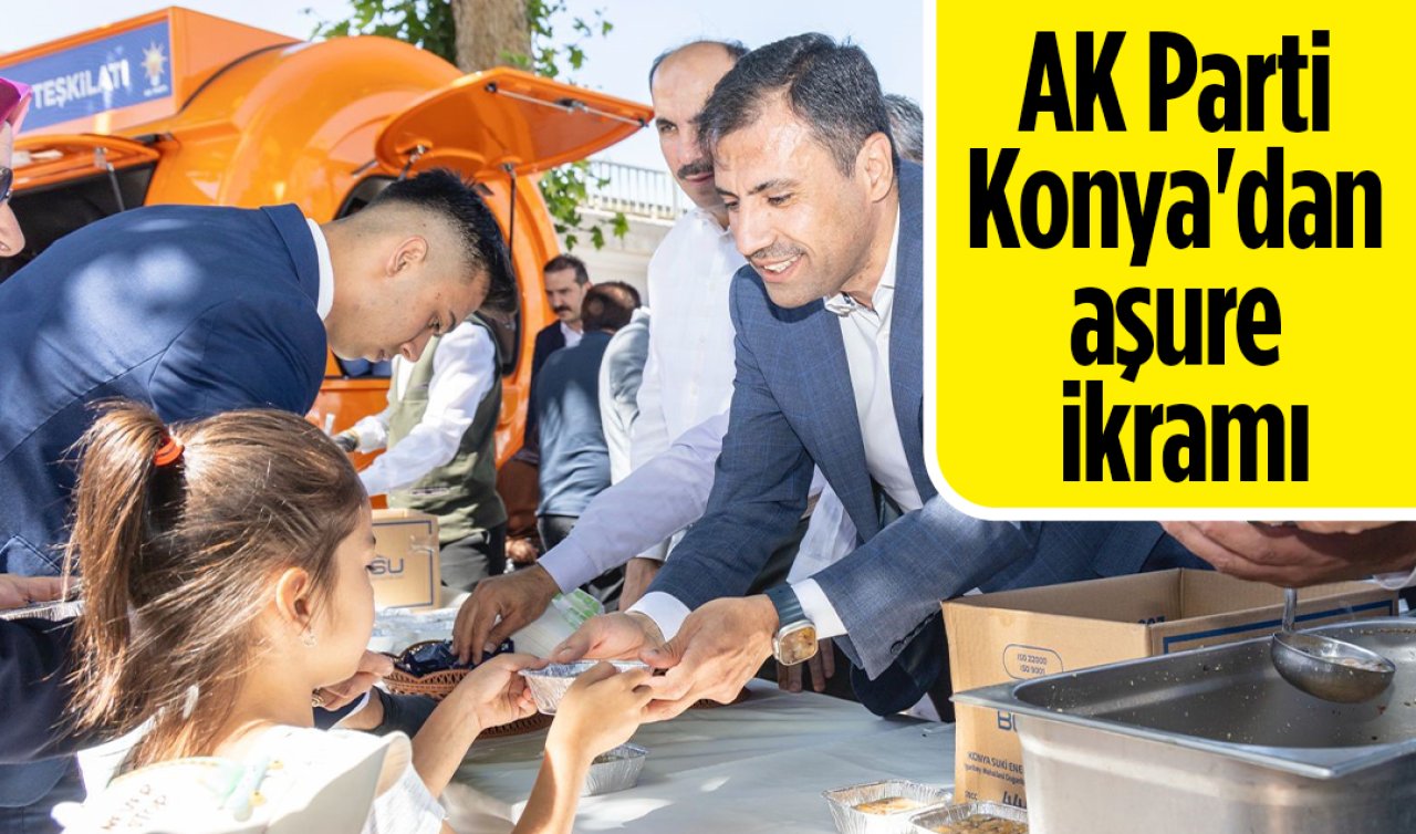 AK Parti Konya’dan aşure ikramı
