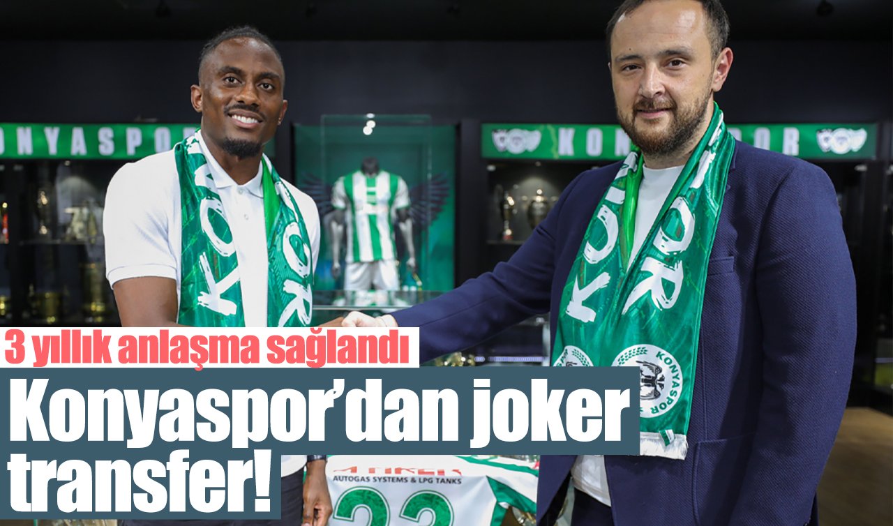 Konyaspor’dan joker transfer! 3 yıllık anlaşma sağlandı