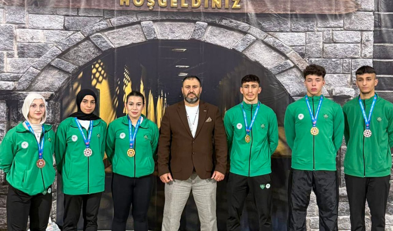 Meram Belediyesi sporcuları Türkiye Şampiyonası’na damga vurdu!
