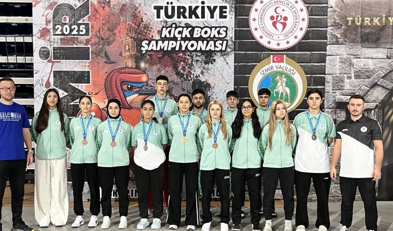 Selçuklu’nun gençleri şampiyonaya damga vurdu