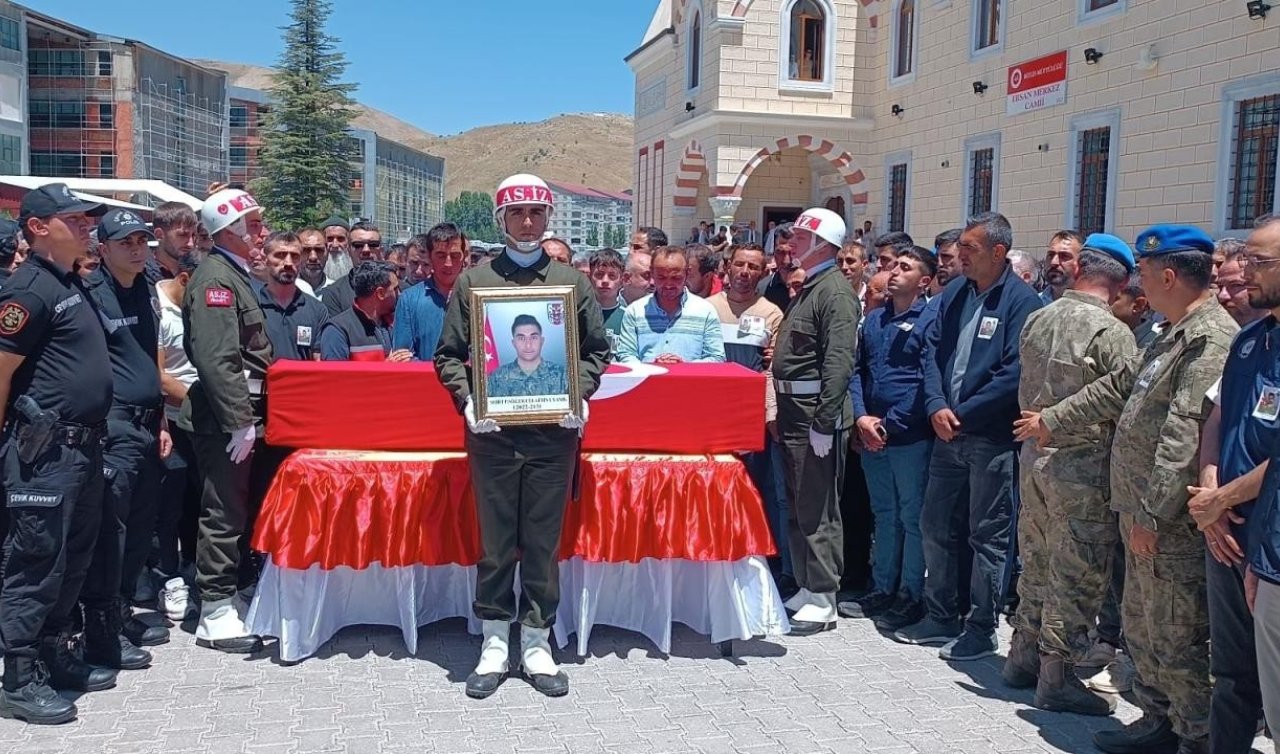 Şehit Celattin Uyanık Bitlis’te son yolculuğuna uğurlandı