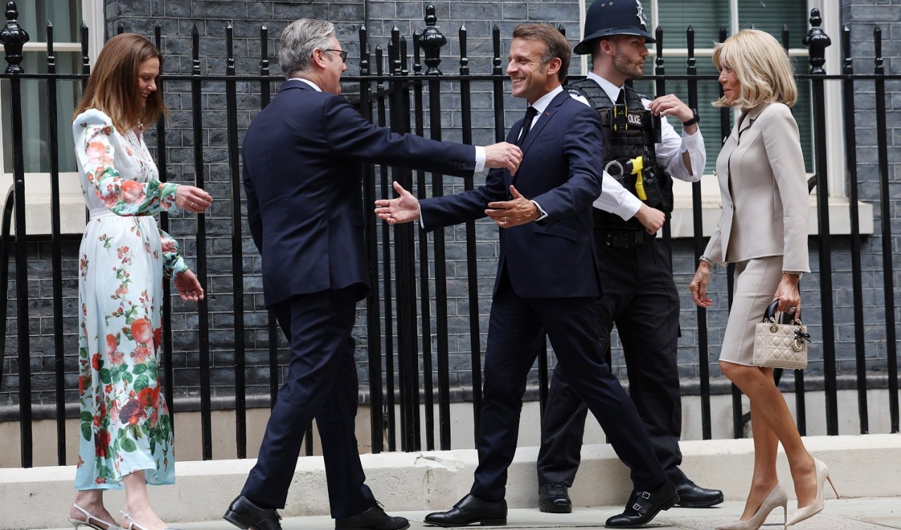  Fransa Cumhurbaşkanı Macron ile İngiltere Başbakanı Starmer görüştü