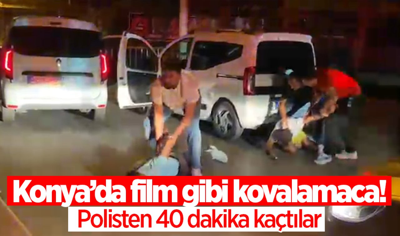 Konya’da film gibi kovalamaca! Sürücü alkollü ve ehliyetsiz 