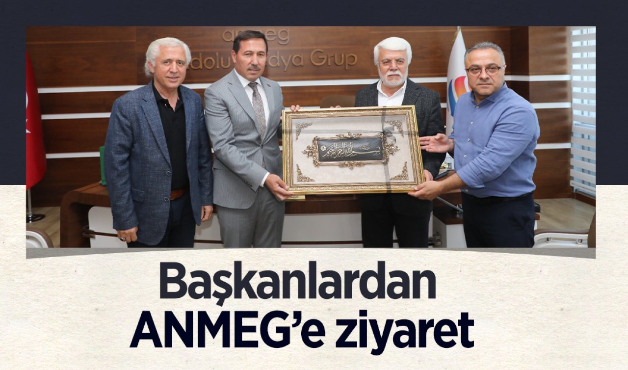 Başkanlardan ANMEG’e ziyaret
