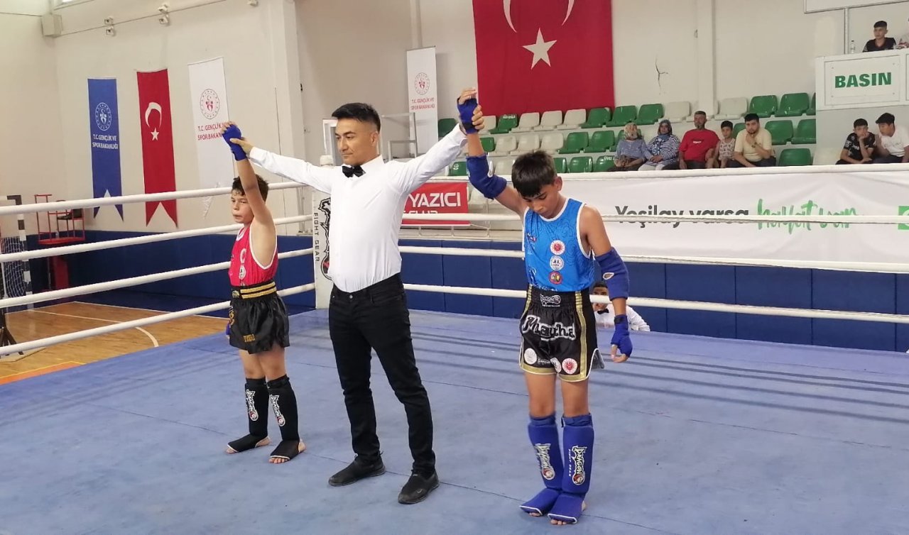 Konya’da yapılan İller Arası Muaythai Şampiyonası sona erdi