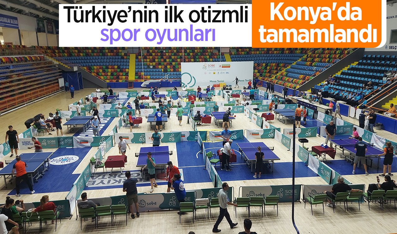 Türkiye’nin ilk otizmli spor oyunları Konya’da tamamlandı