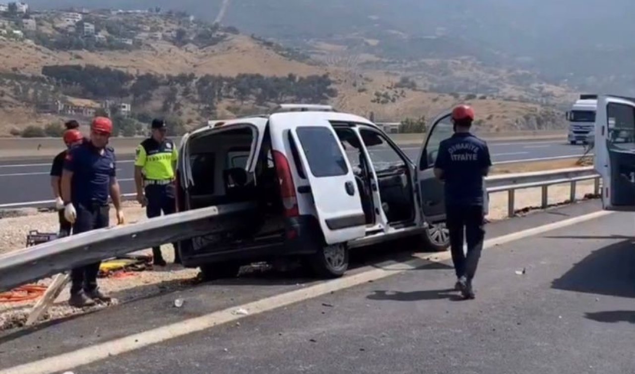 Bariyer motordan girdi bagaj bölümünden çıktı: Korkunç kazada iki can kaybı