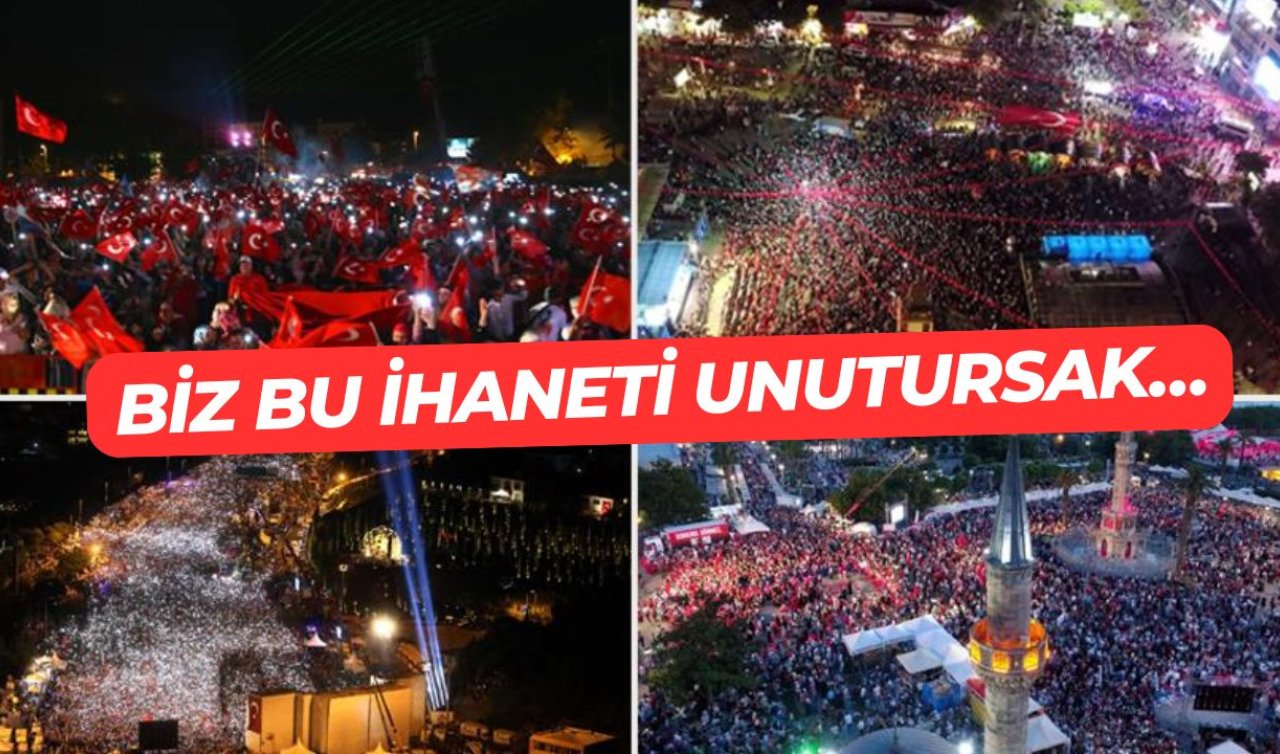 Biz bu ihaneti unutursak