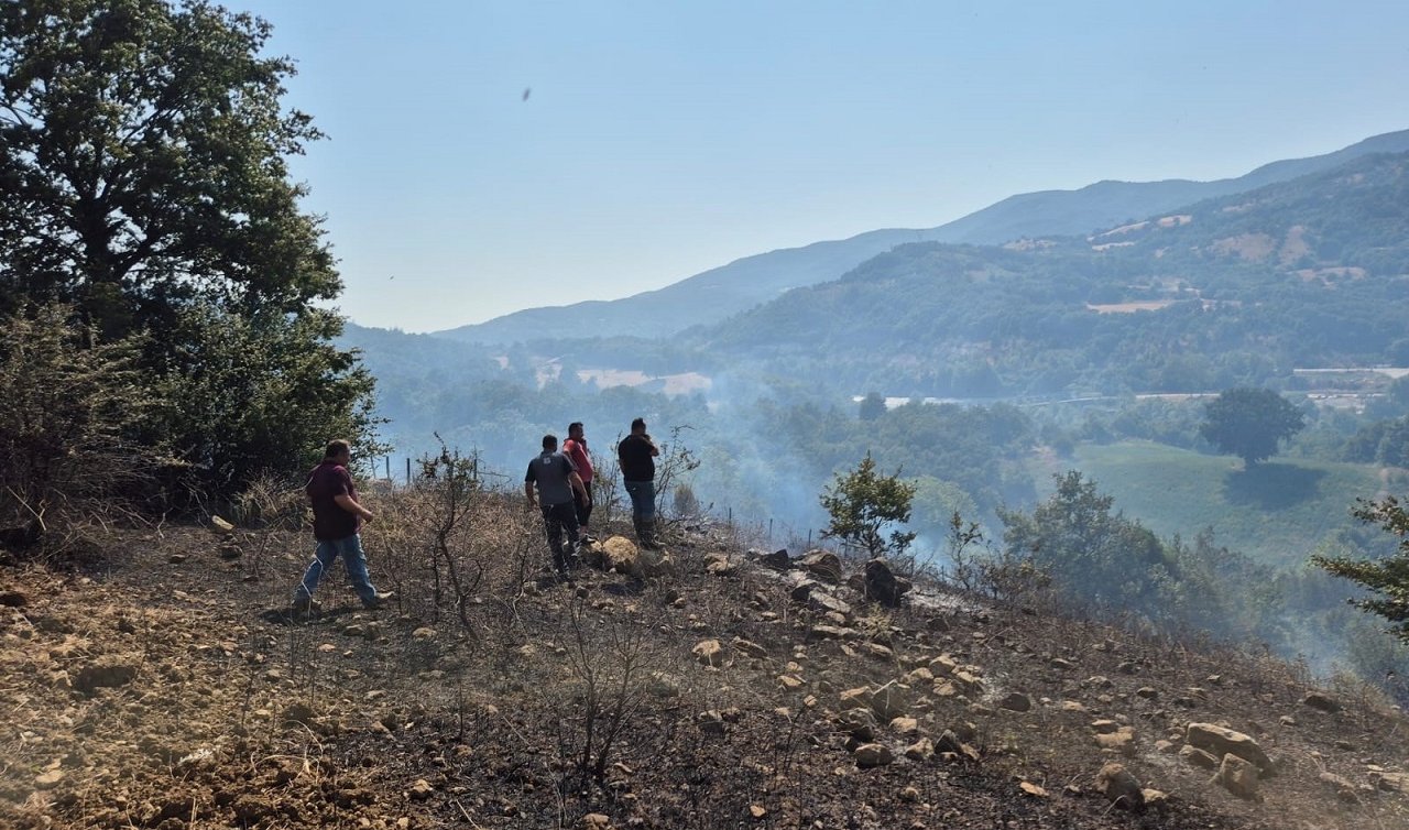 Arazi ve anız yangını söndürüldü