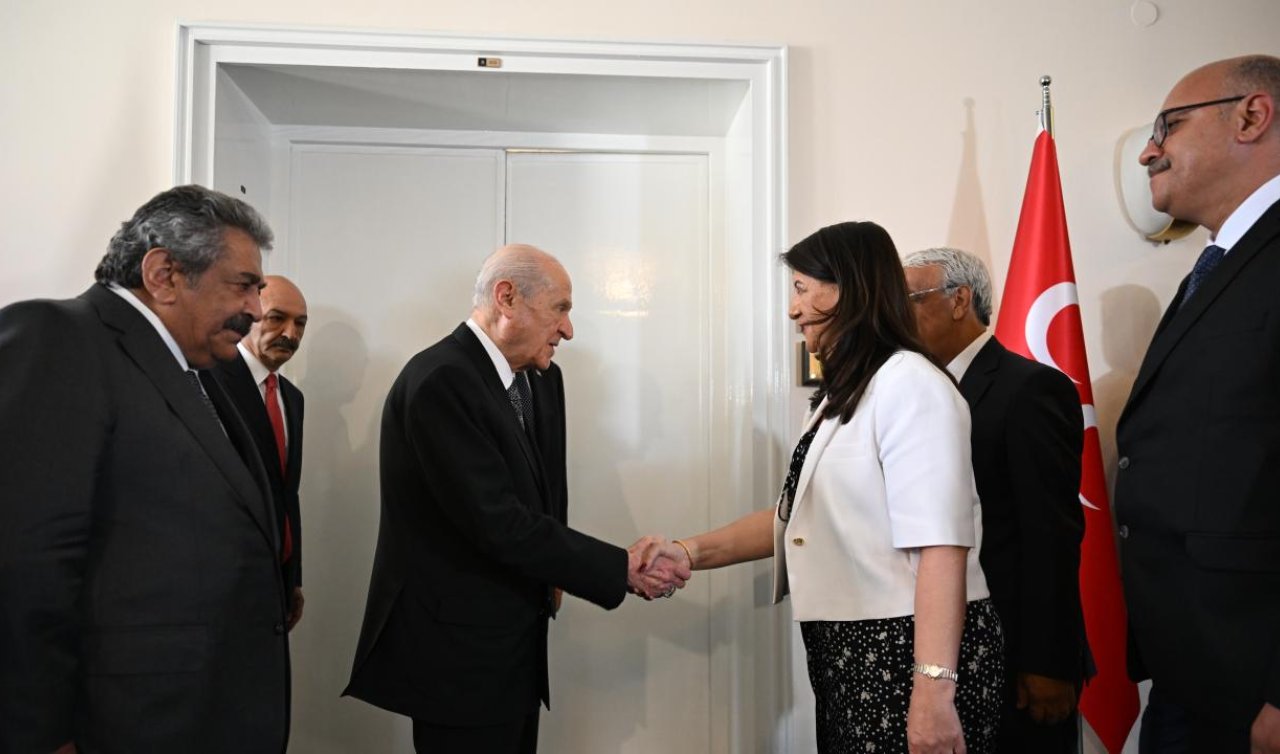 MHP Genel Başkanı Bahçeli DEM Parti heyetiyle görüştü