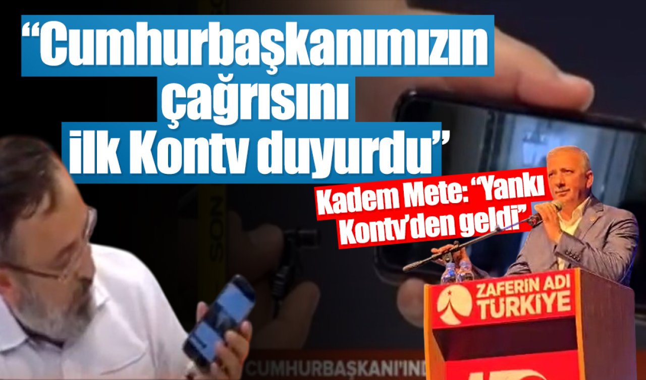Marmaris’te Kontv vurgusu: “Cumhurbaşkanımızın çağrısı o ekranlardan yayıldı’’