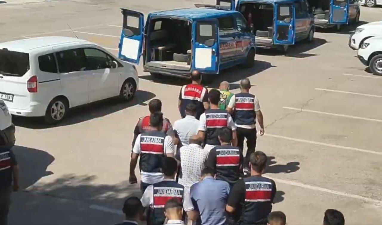 10 ilde suç örgütü operasyonu: 74 gözaltı
