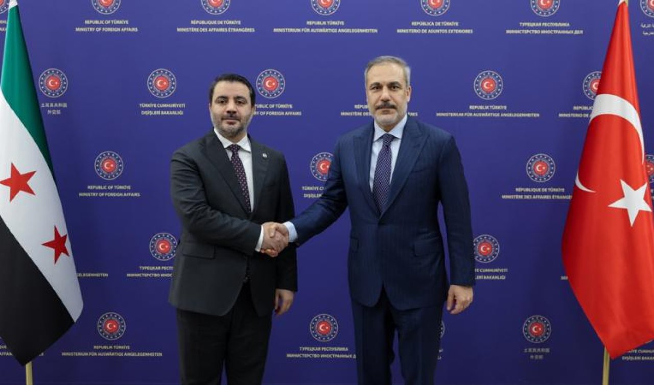 Bakan Fidan Suriye Dışişleri Bakanı Şeybani ile görüştü