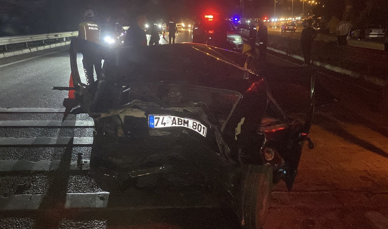 Karabük’te 2 otomobil çarpıştı: 1 ölü, 1 yaralı