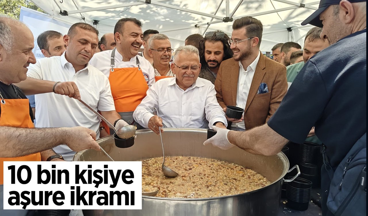  10 bin kişiye aşure ikramı