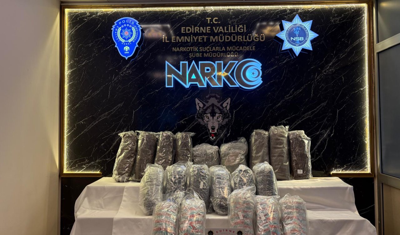 Edirne’de NARKO operasyonu: 4 kişi tutuklandı