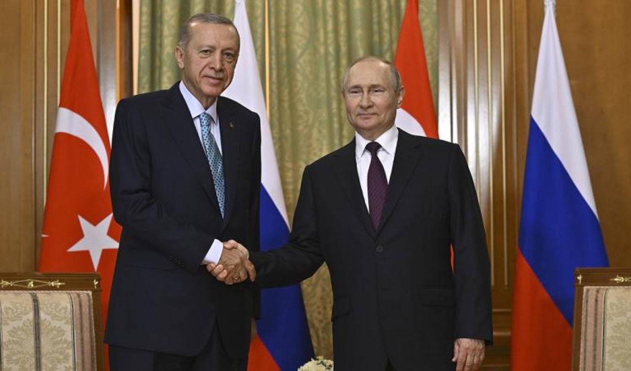 Cumhurbaşkanı Erdoğan Rusya Devlet Başkanı Putin ile görüştü