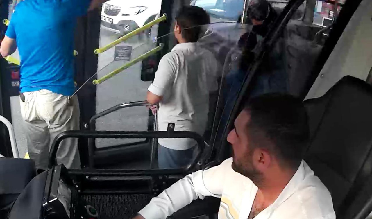 Özel halk otobüsü şoförü, sara nöbeti geçiren yolcuyu hastaneye ulaştırıldı