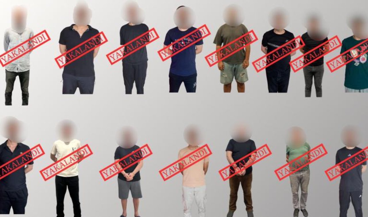 Kırmızı bültenle aranan 13 ulusal seviyede aranan 1 kişi yakalanarak Türkiye’ye getirildi