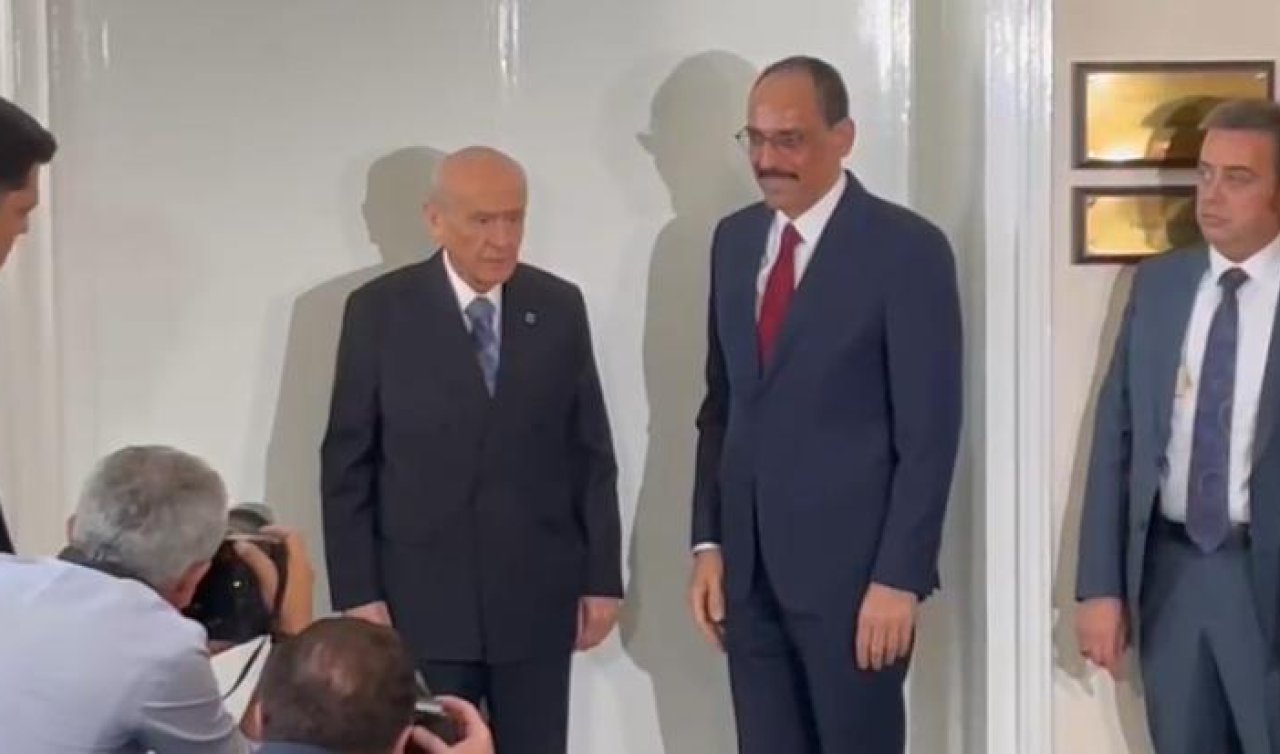 MİT Başkanı Kalın Bahçeli’yi ziyaret etti