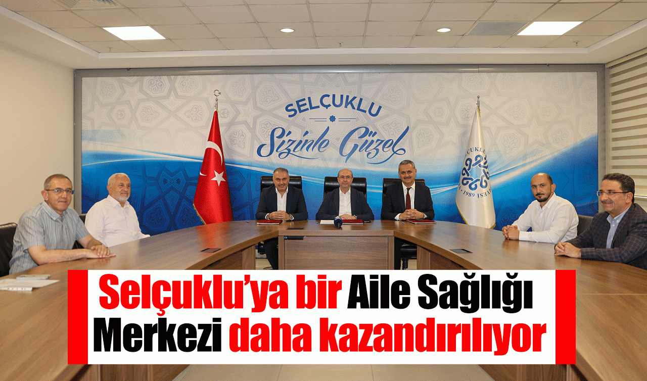 Selçuklu’ya bir aile sağlığı merkezi daha kazandırılıyor