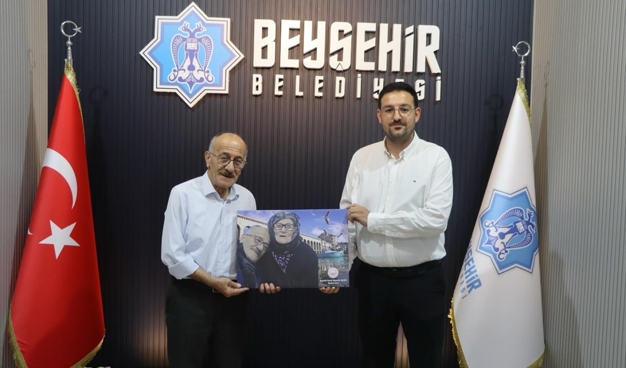 Beyşehir Sosyal Hizmet Merkezi Müdüründen Başkan Bayındır’a anlamlı ziyaret