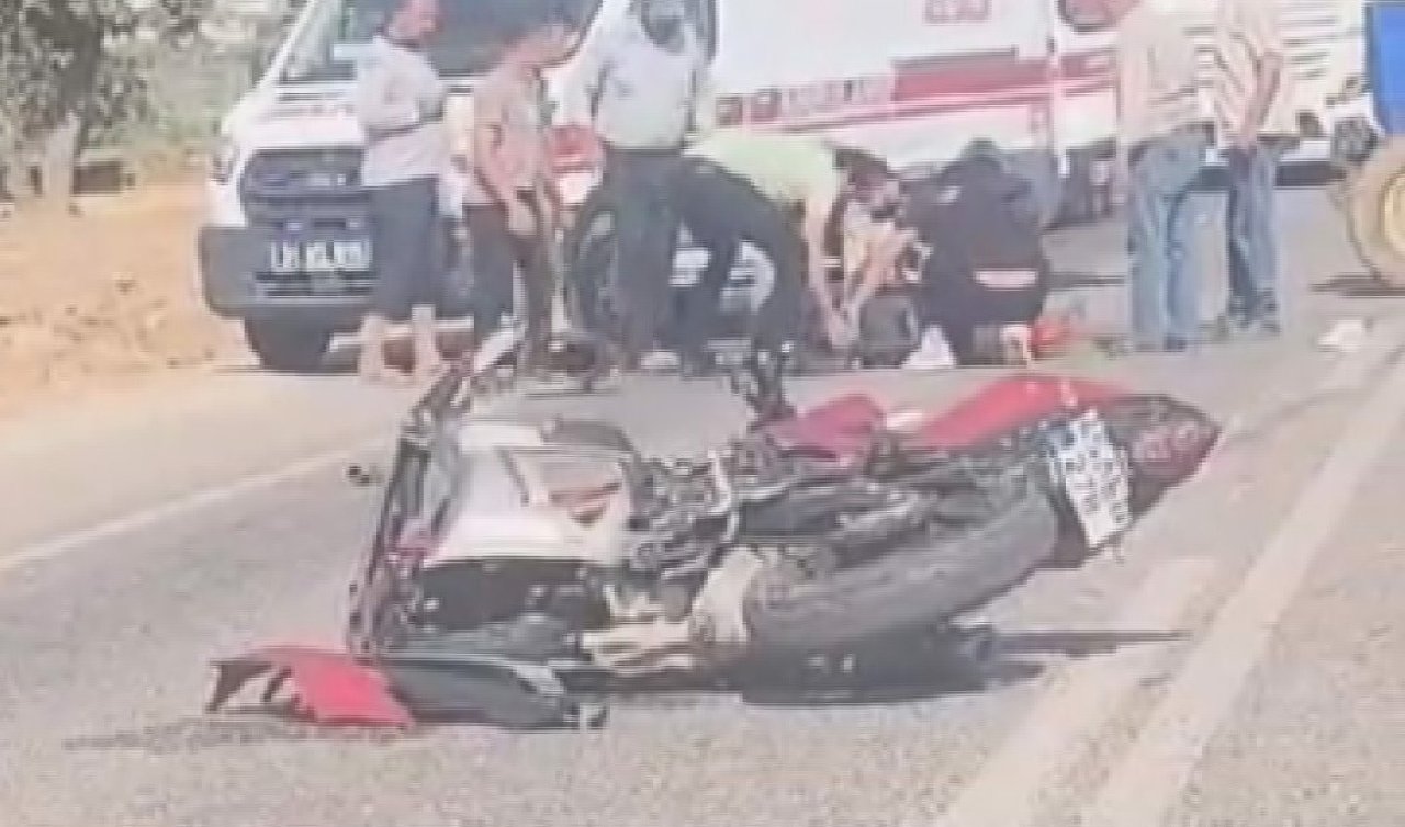 Motosikletler çarpıştı: 2 ölü, 1 ağır yaralı