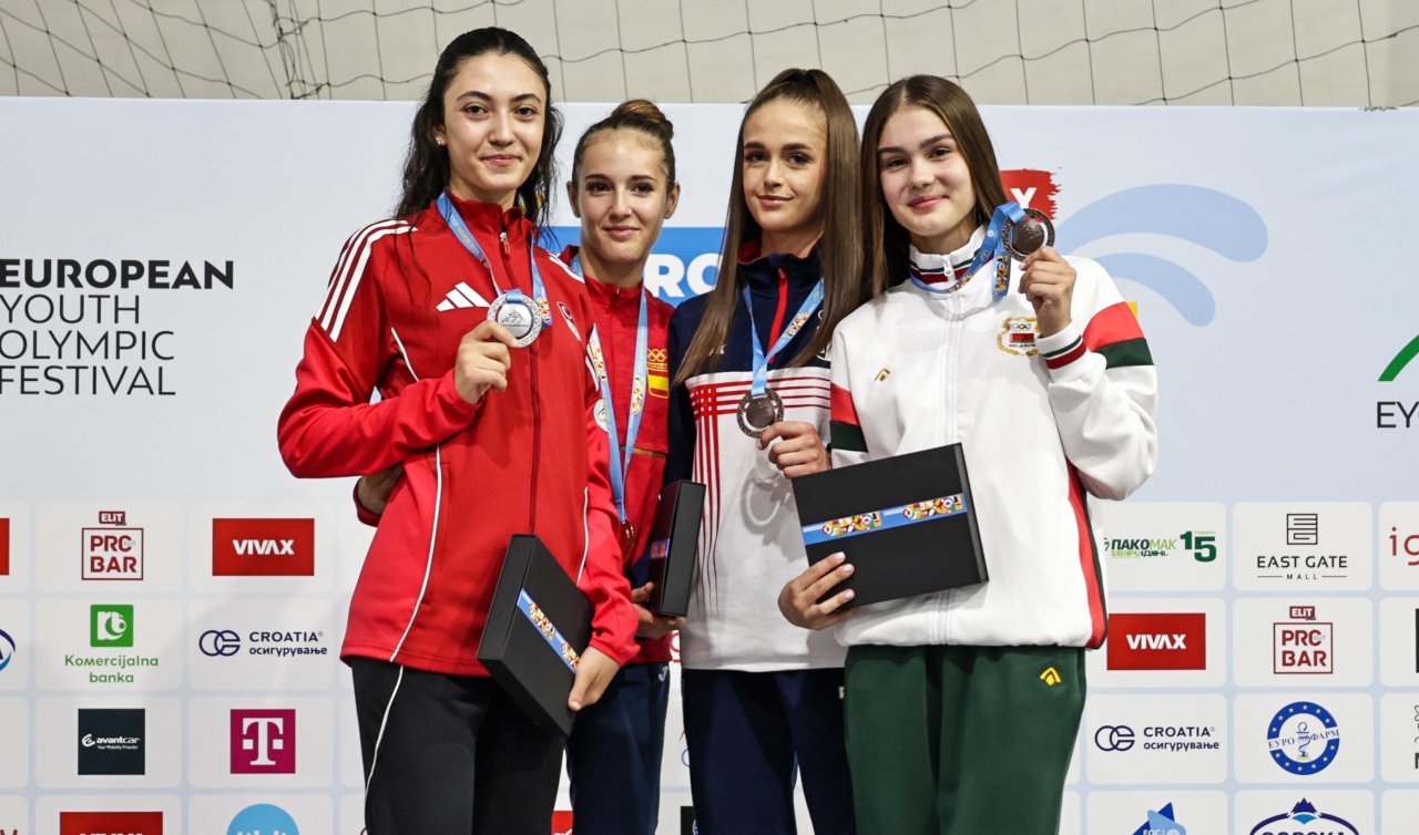 Selçuklu Belediyespor’un başarılı sporcusu Zeynep Duru Avrupa’da kürsüde!