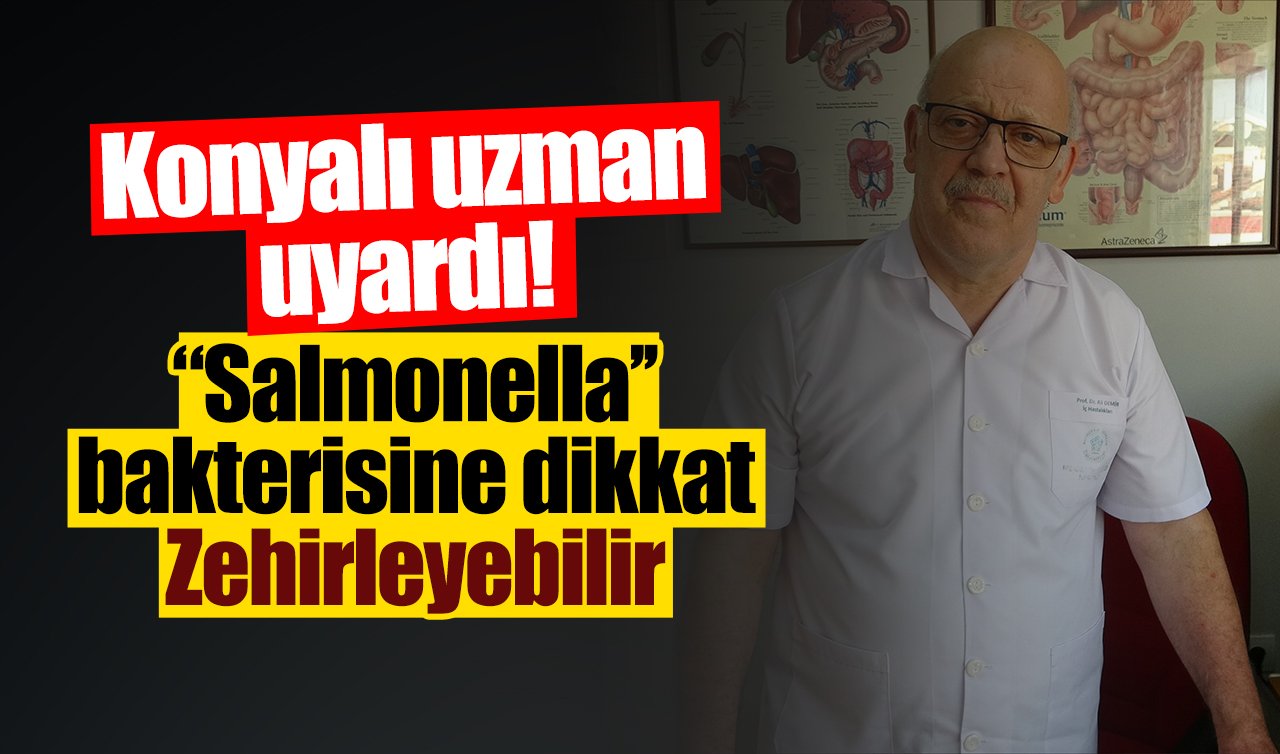 Konyalı uzman uyardı: “Salmonella’’ bakterisine dikkat Zehirleyebilir
