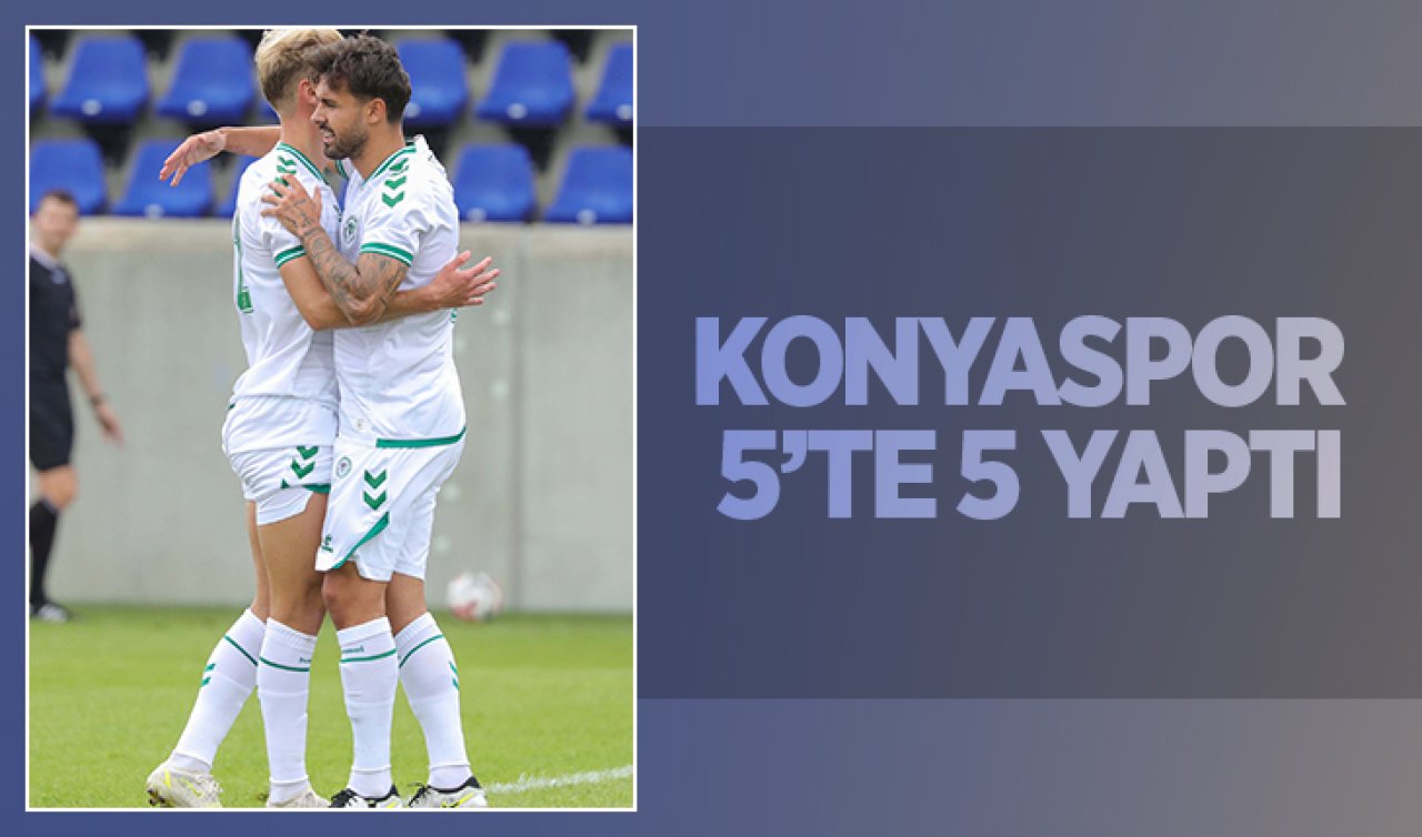 Konyaspor 5’te 5 yaptı