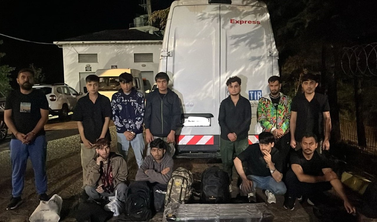 Yol kontrol uygulamasında 11 düzensiz göçmen yakalandı!