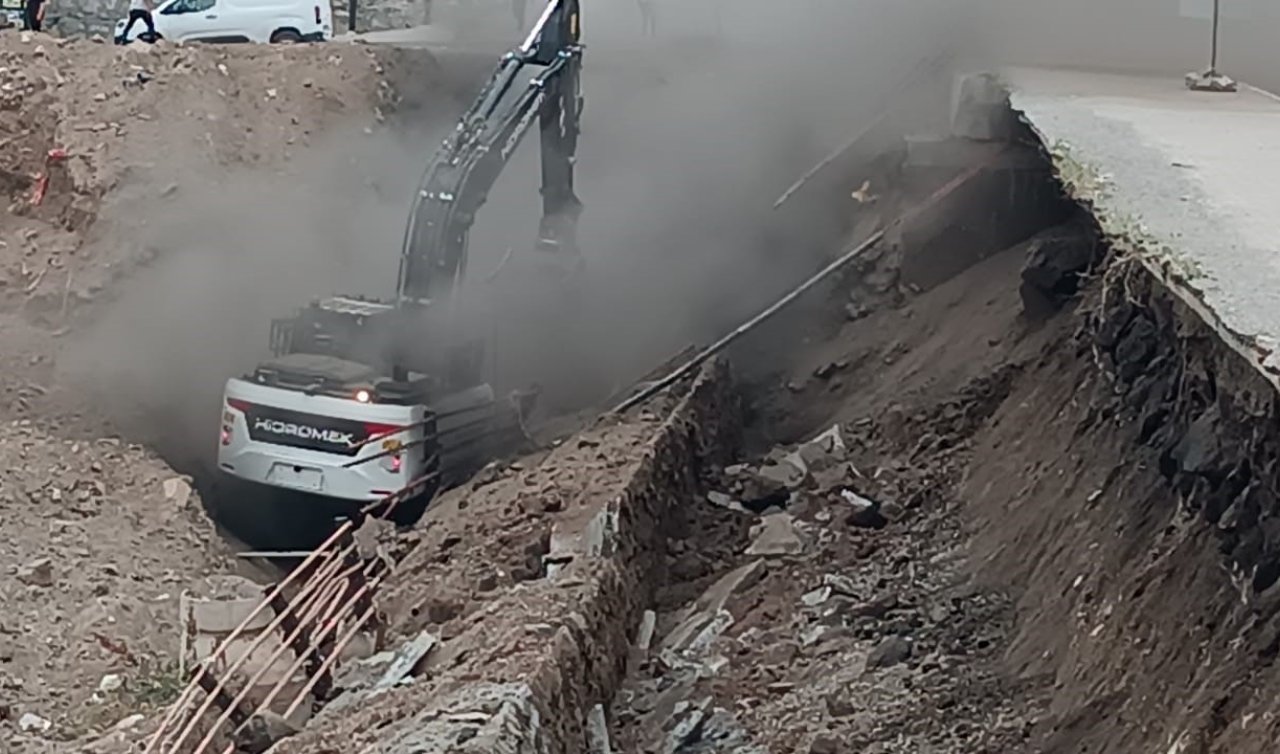 Gaz hattında meydana gelen patlama çevredekileri korkuttu 