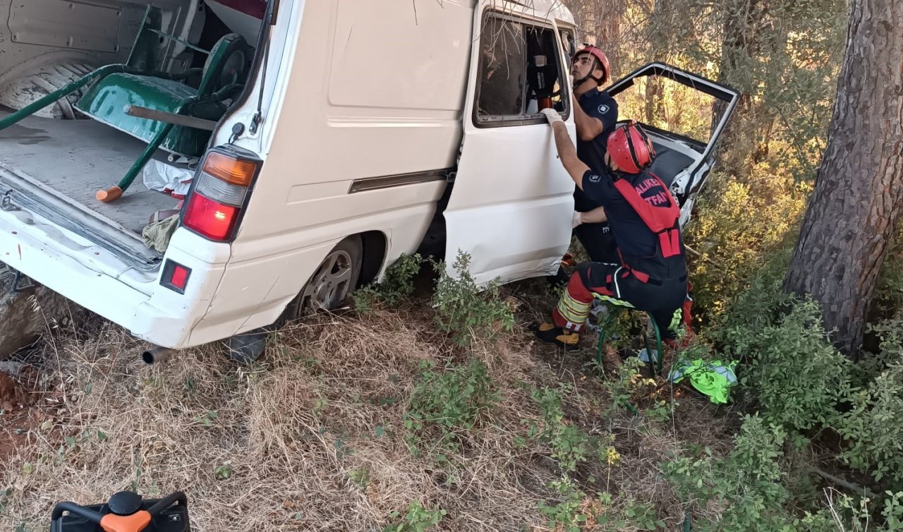 Tek taraflı trafik kazası: 6 yaralı