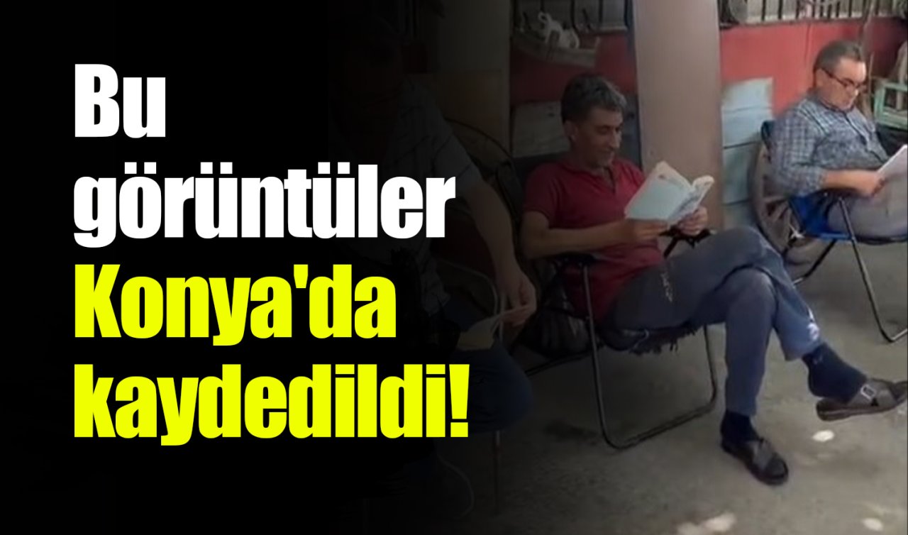 Bu görüntüler Konya’da kaydedildi! Sanayide yağ değil sayfa kokusu! 